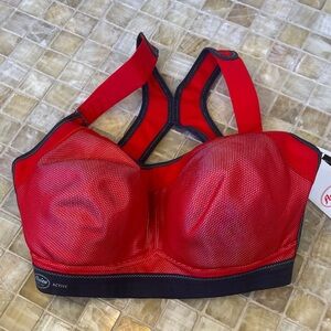 Anita Active Vibrant Red Sports Bra NWT
